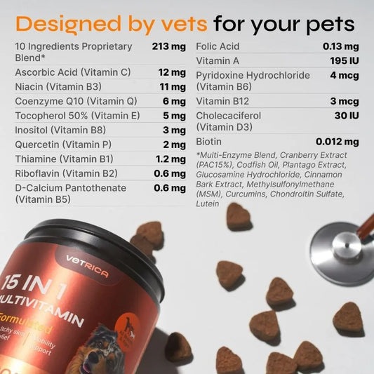 Premium 15-in-1 Dog Multivitamin Chews™