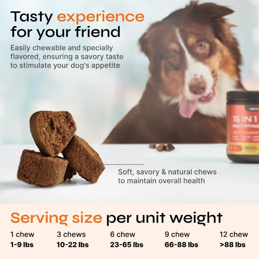 Premium 15-in-1 Dog Multivitamin Chews™